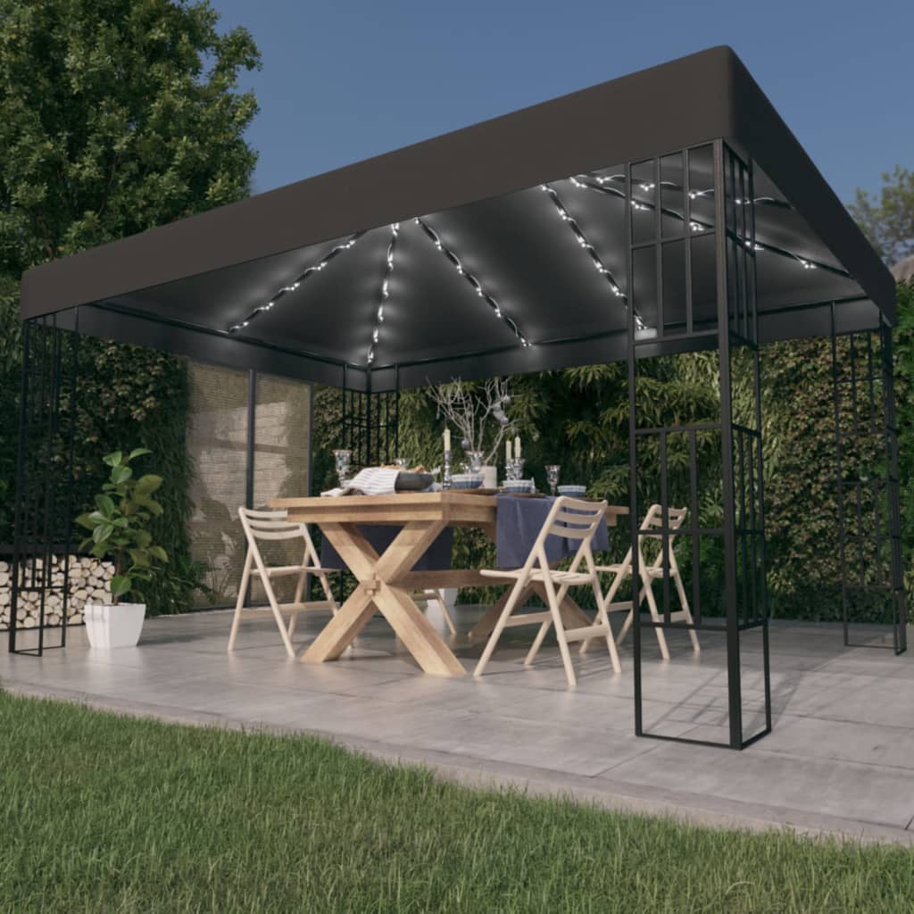 Paviljong Med Ljusslinga Led 4X3 M