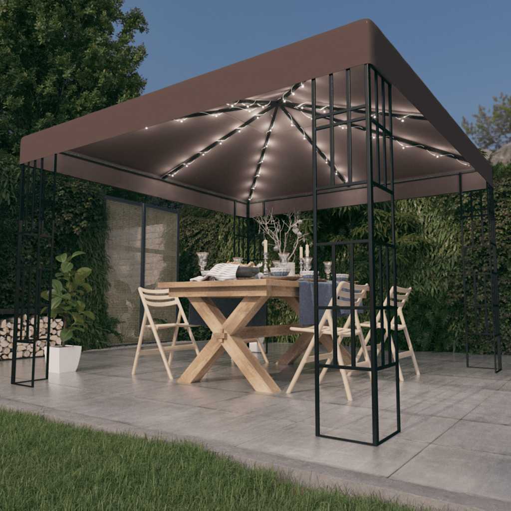 Paviljong Med Ljusslinga Led 4X3 M