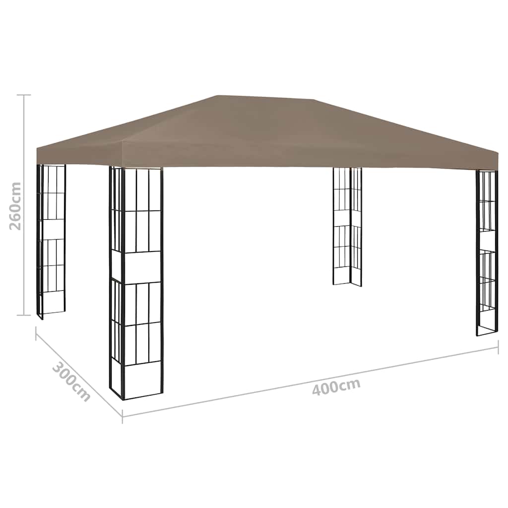 Paviljong Med Ljusslinga Led 4X3 M