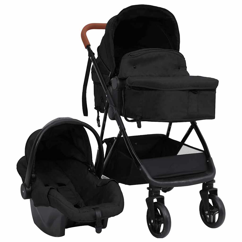 Barnvagn Och Svart Stål