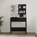 Sminkbord Med Led 74,5X40X141 Cm