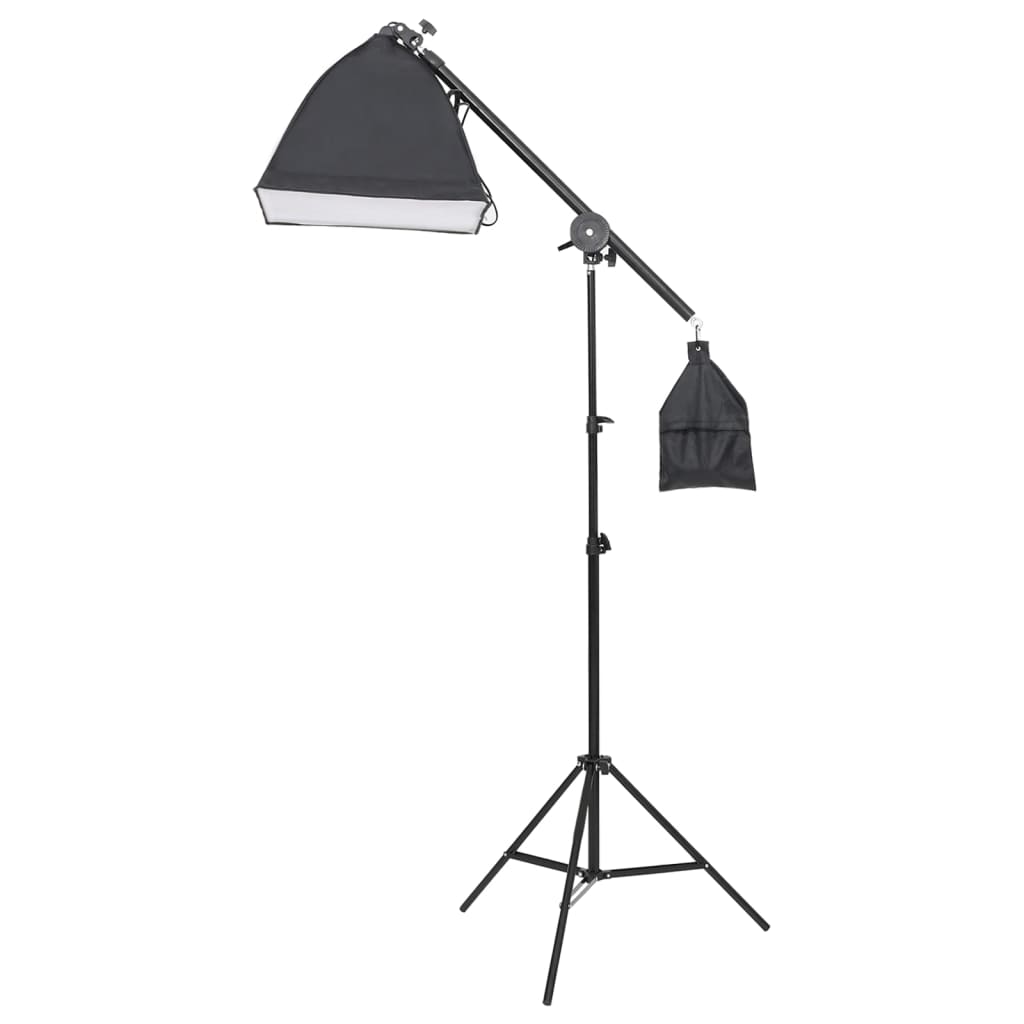 Fotostudio Med Lampor Och Bakgrund