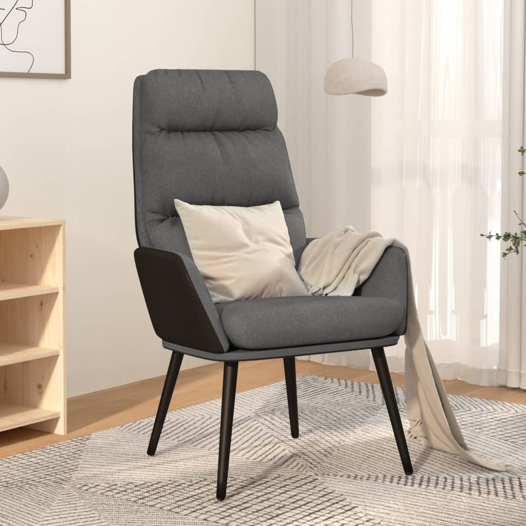 Vilstol Med Pall Tyg Och Konstläder