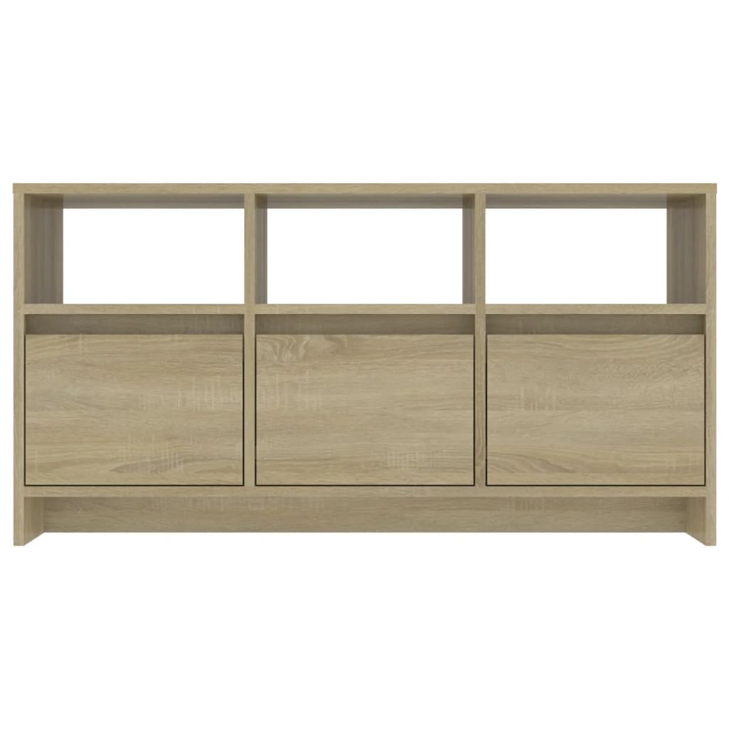 Tv-Bänk Sonoma-Ek 102X37,5X52,5 Cm Konstruerat Trä