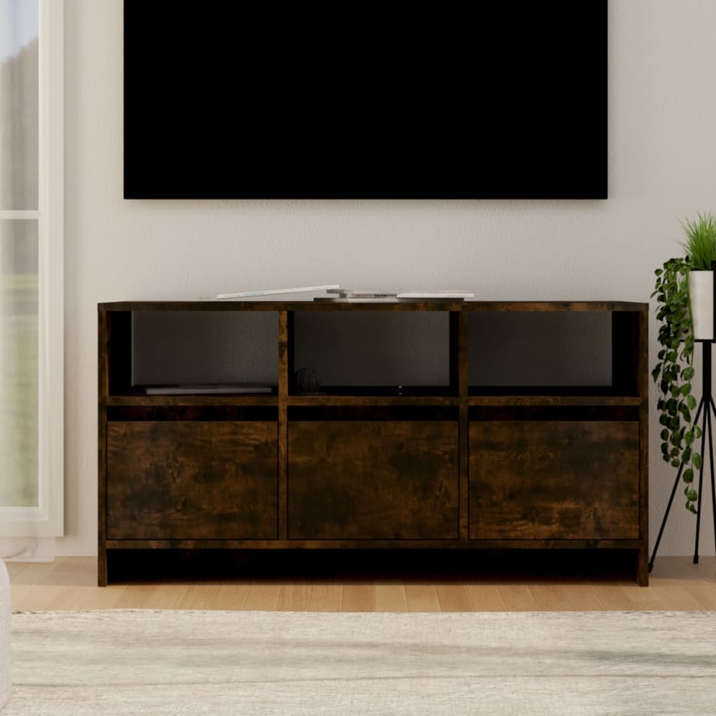 Tv-Bänk Sonoma-Ek 102X37,5X52,5 Cm Konstruerat Trä