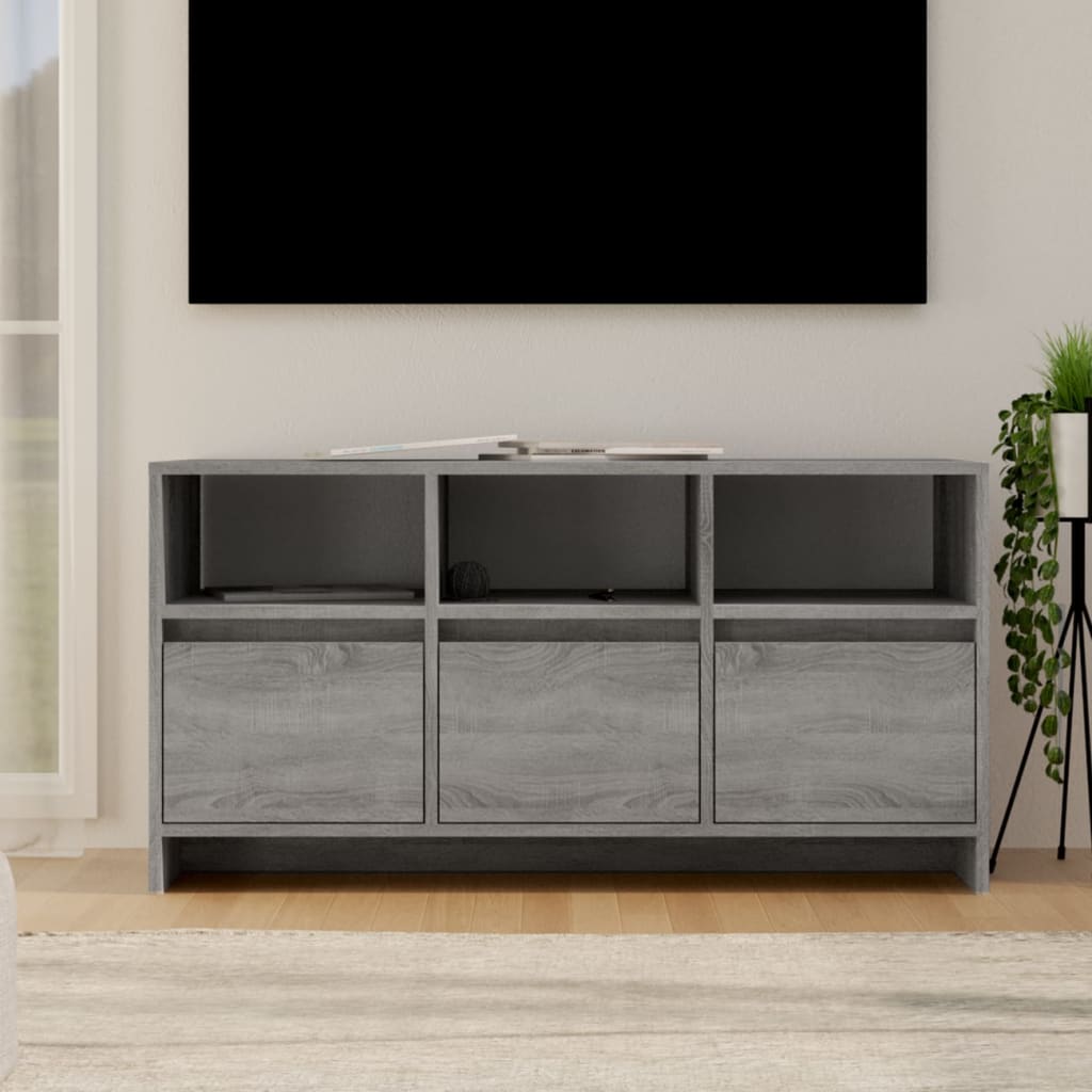 Tv-Bänk Sonoma-Ek 102X37,5X52,5 Cm Konstruerat Trä