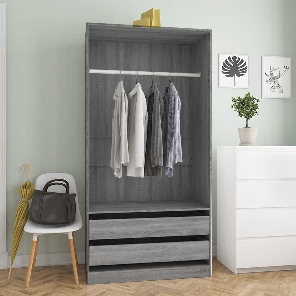 Garderob Konstruerat Trä