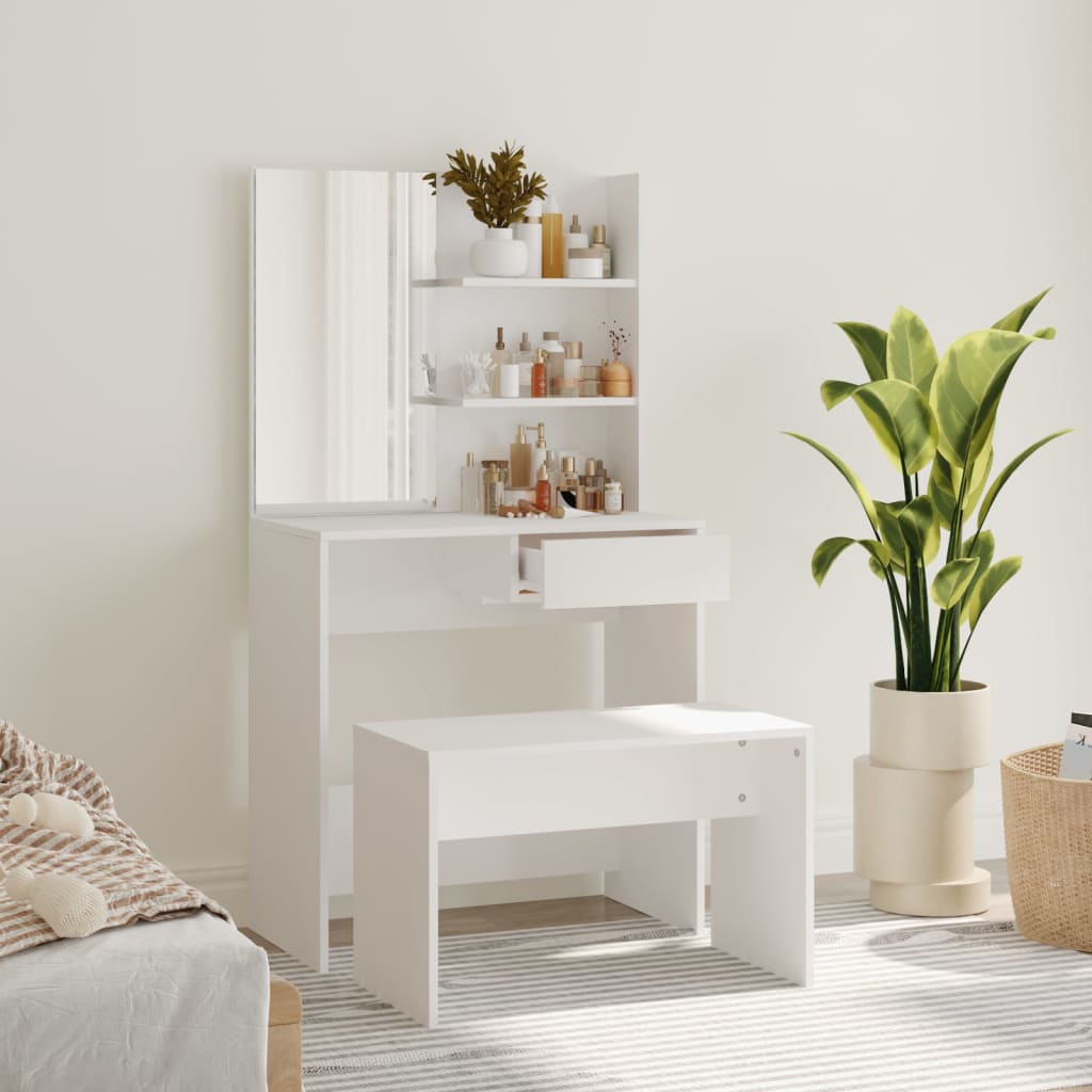 Sminkbord Set 74,5X40X141 Cm