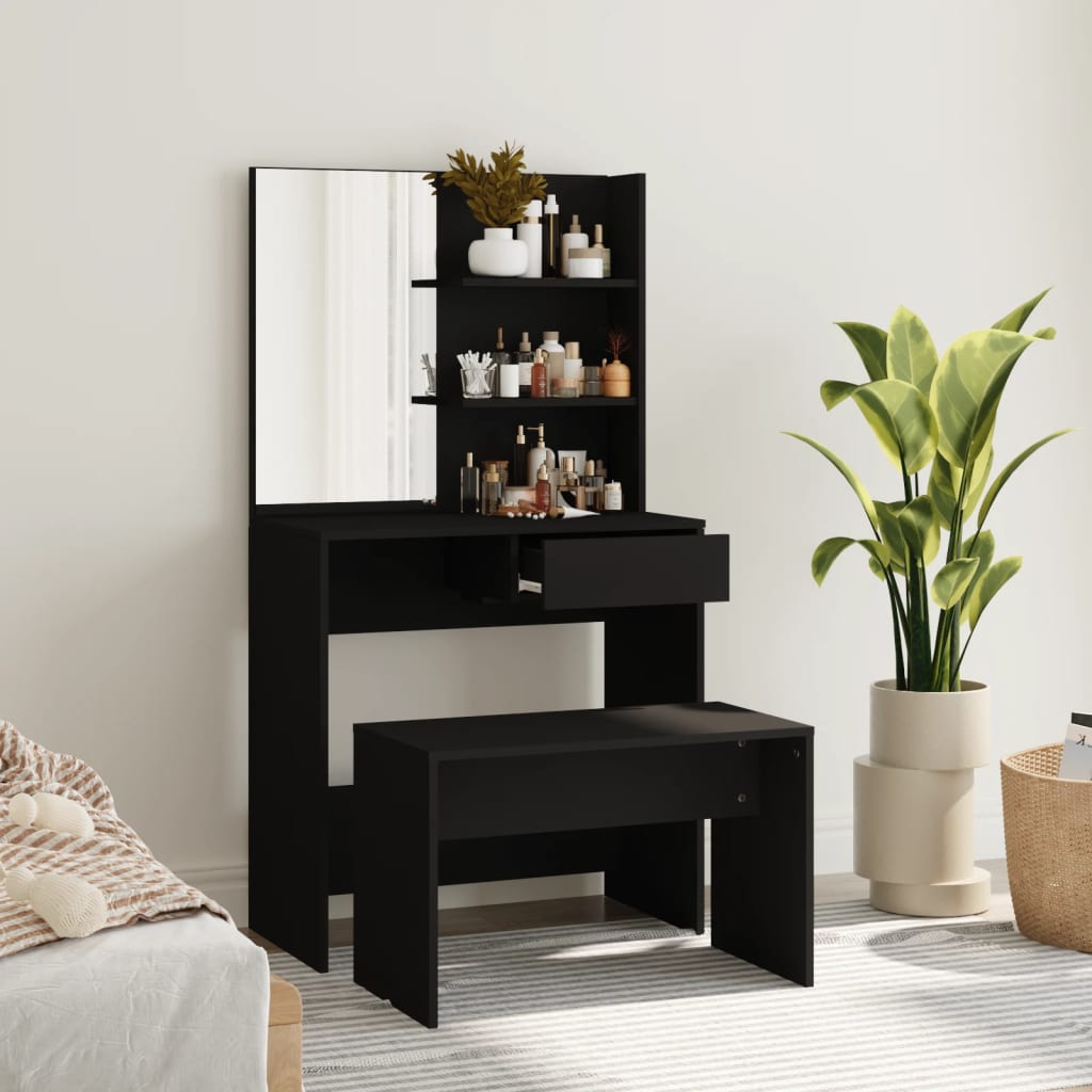 Sminkbord Set 74,5X40X141 Cm