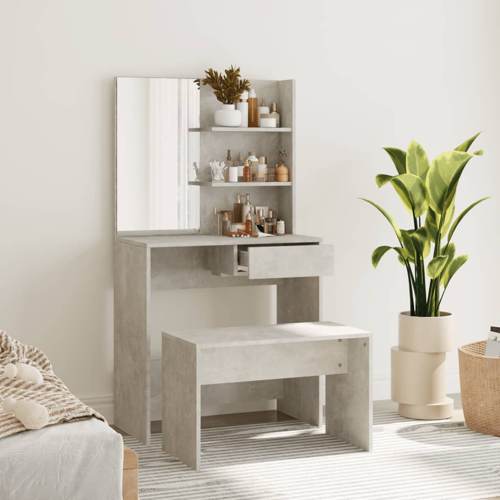 Sminkbord Set 74,5X40X141 Cm