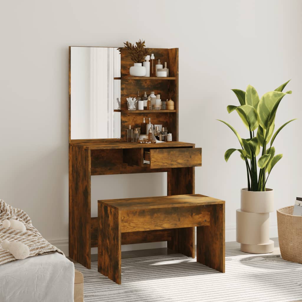 Sminkbord Set 74,5X40X141 Cm