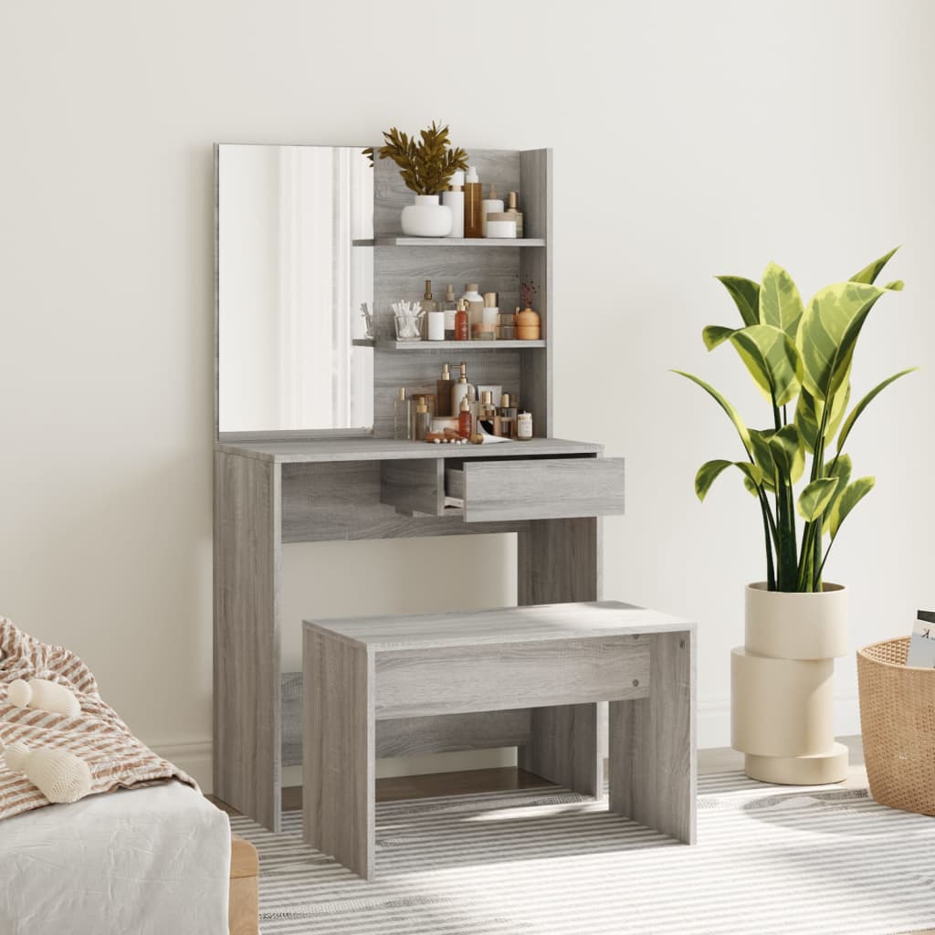 Sminkbord Set 74,5X40X141 Cm
