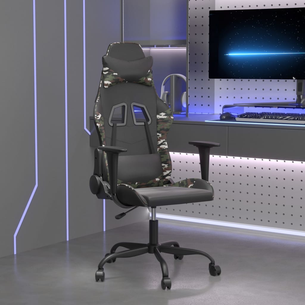 Gamingstol Med Massage Konstläder