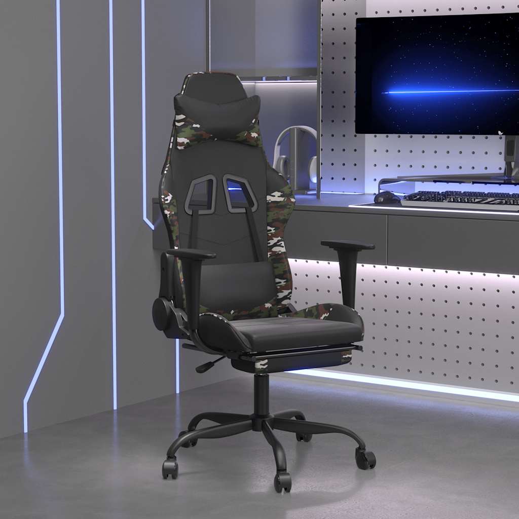 Gamingstol Med Massage Konstläder