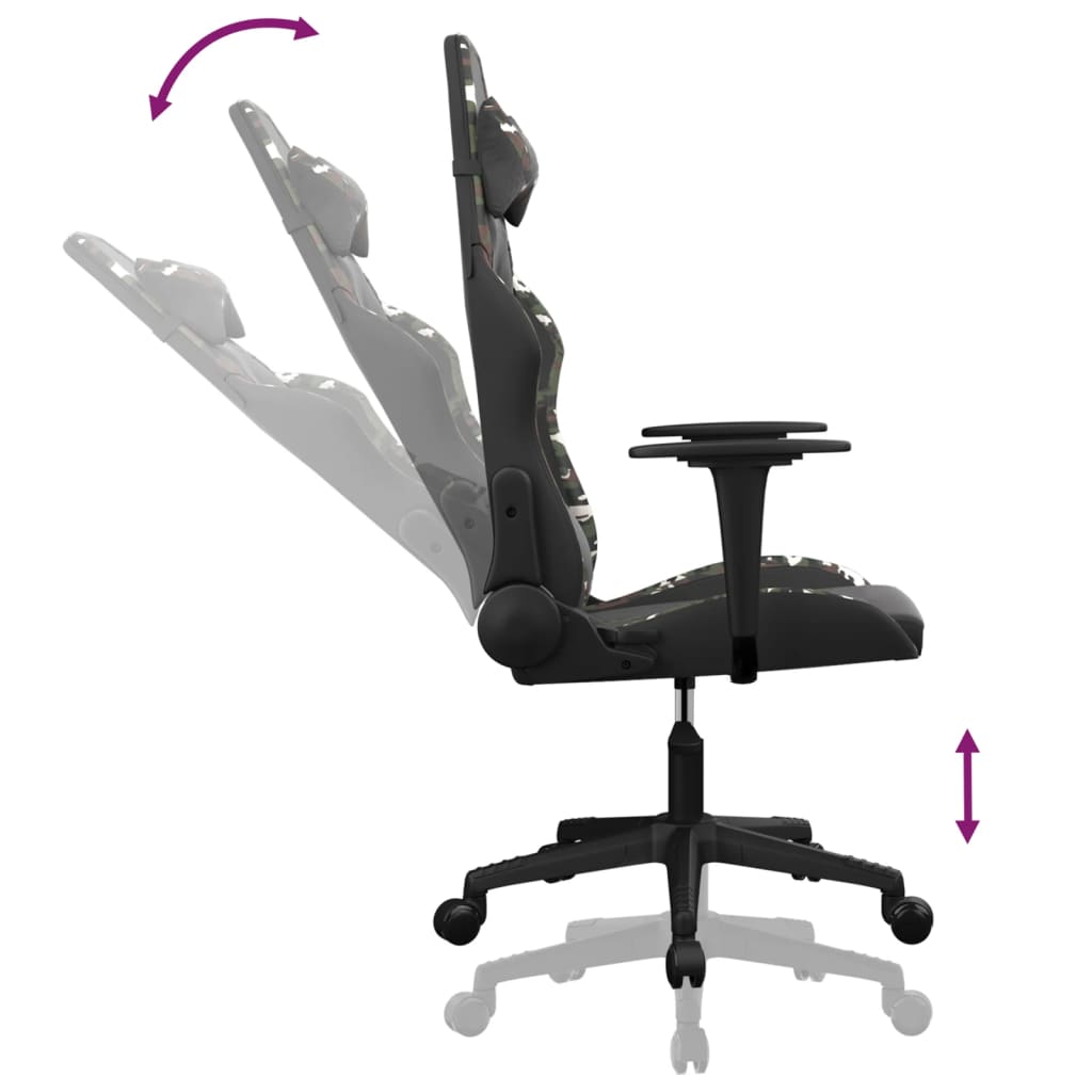 Gamingstol Med Massage Konstläder