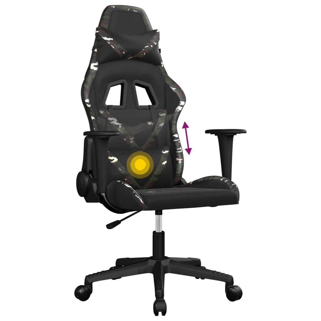 Gamingstol Med Massage Konstläder