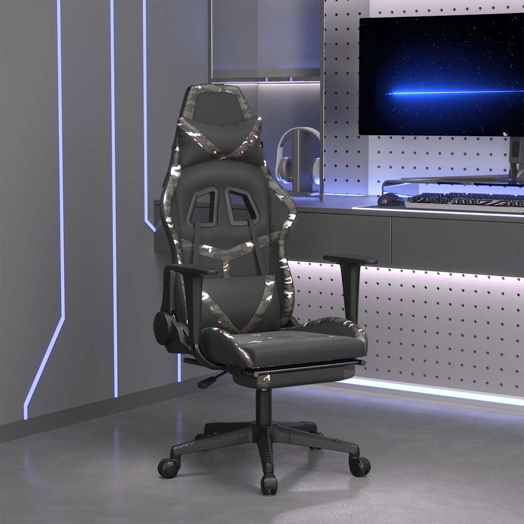 Gamingstol Med Massage Konstläder