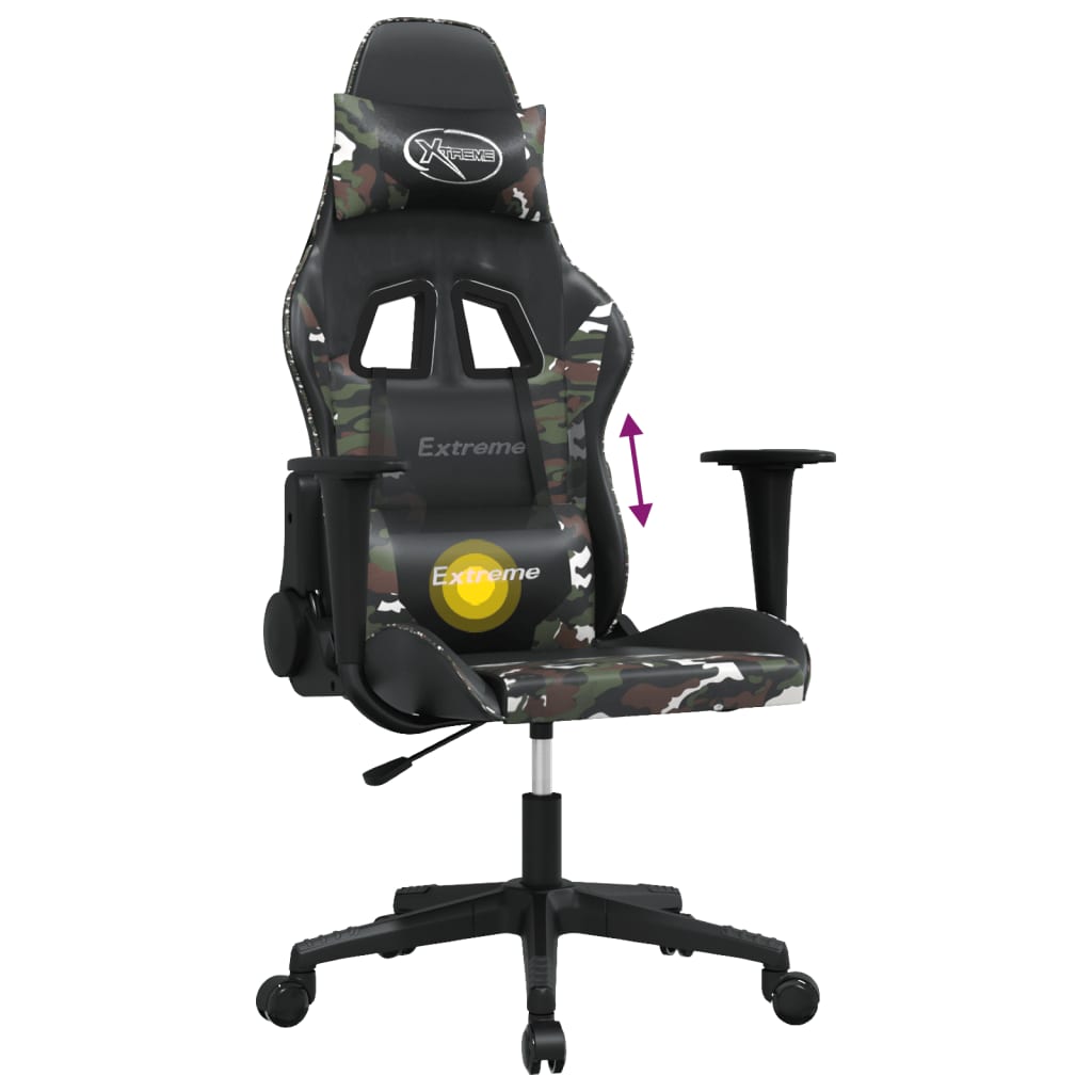 Gamingstol Med Massage Konstläder