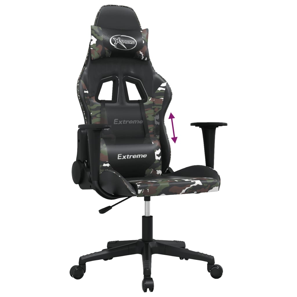 Gamingstol Med Massage Konstläder