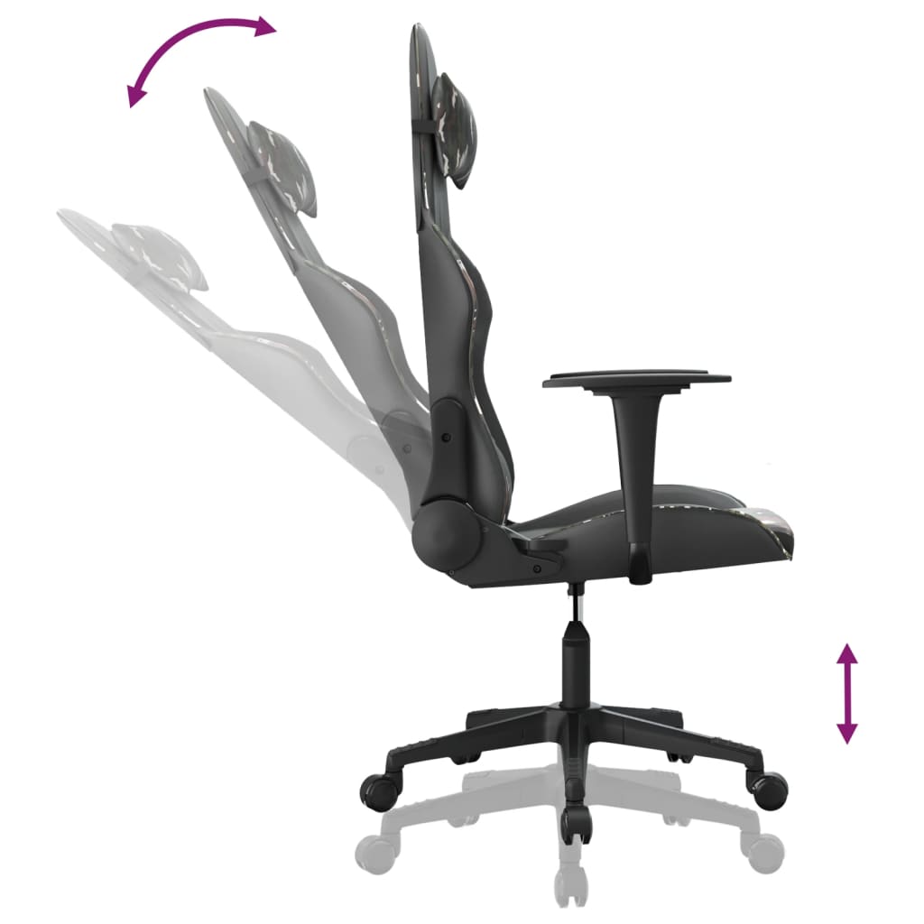 Gamingstol Med Massage Konstläder