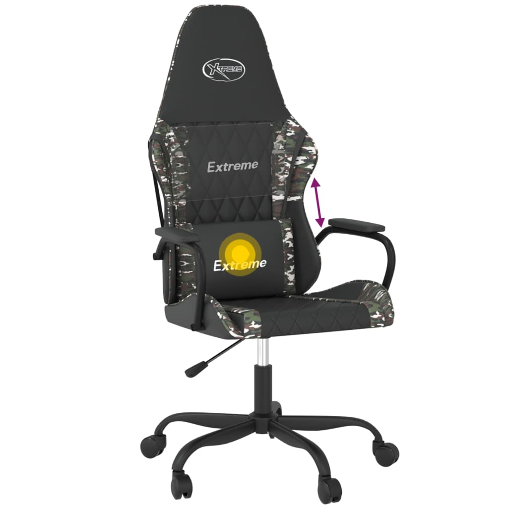 Gamingstol Med Massage Konstläder