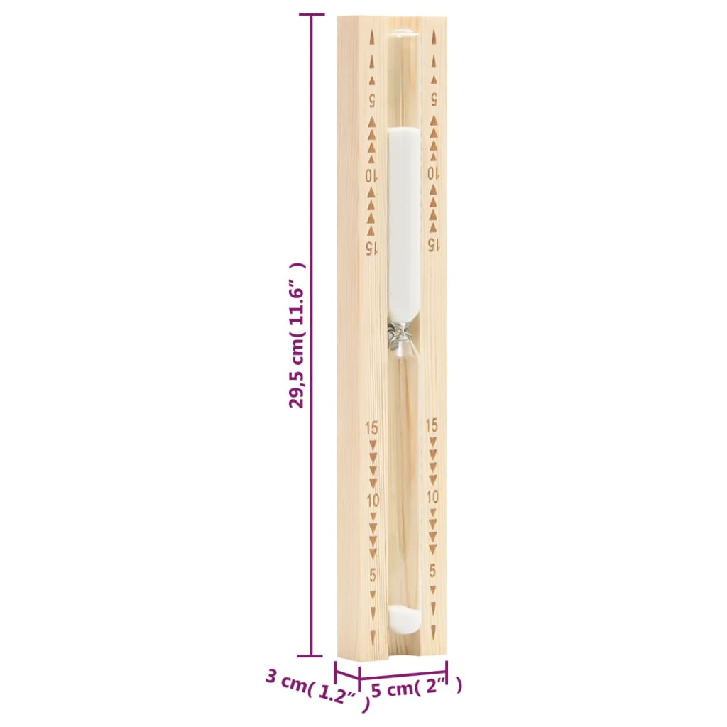 2-I-1 Bastutermometer & Hygrometer Sandur Set Massiv Furu