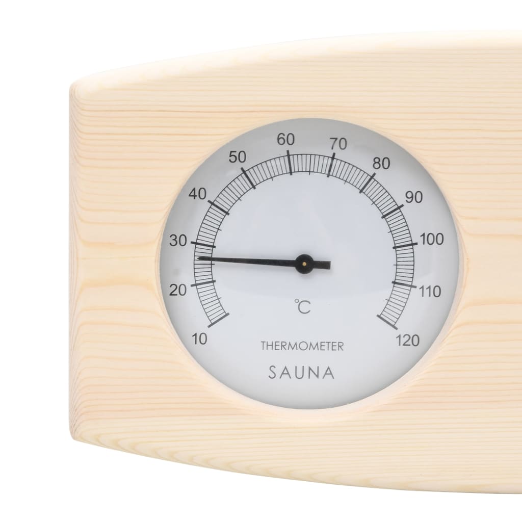 2-I-1 Bastutermometer & Hygrometer Sandur Set Massiv Furu