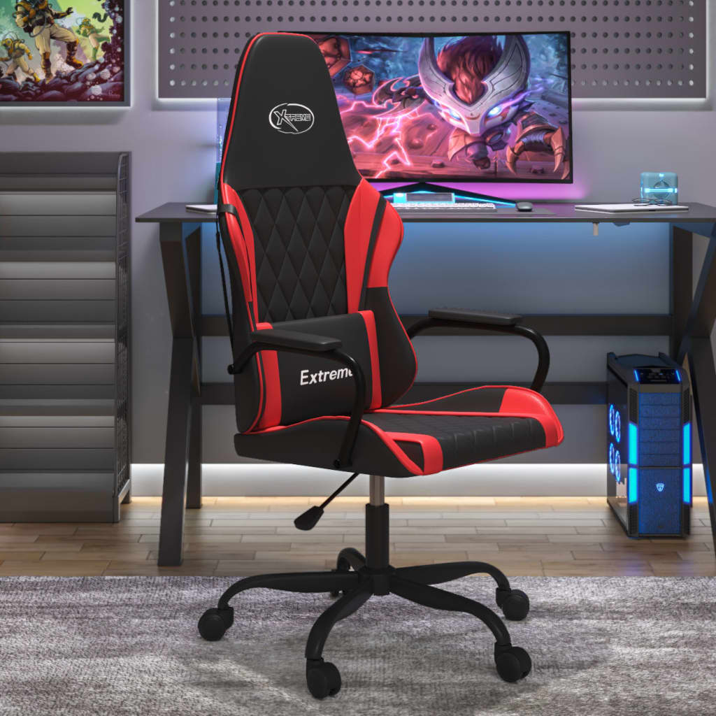 Gamingstol Svart Och Konstläder