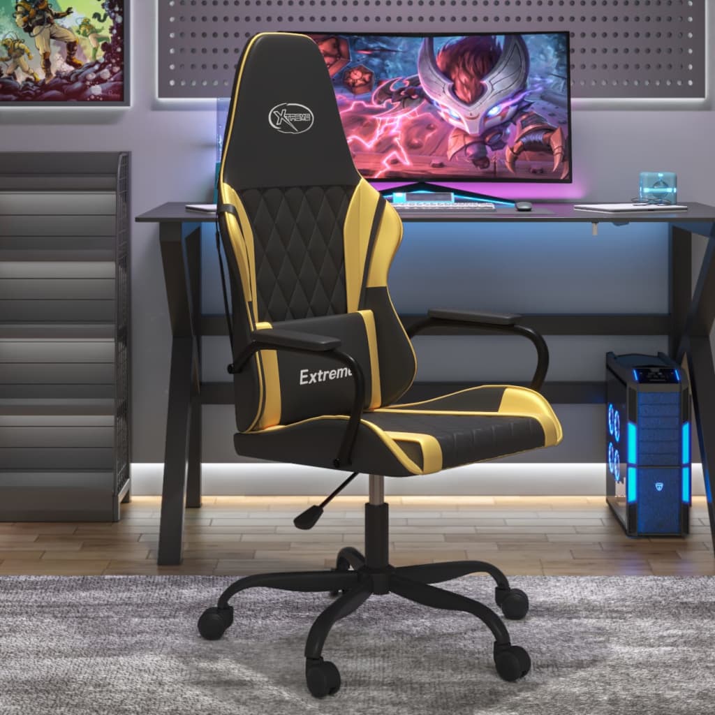 Gamingstol Svart Och Konstläder