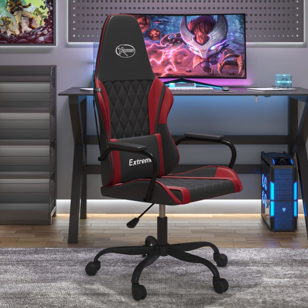 Gamingstol Svart Och Konstläder
