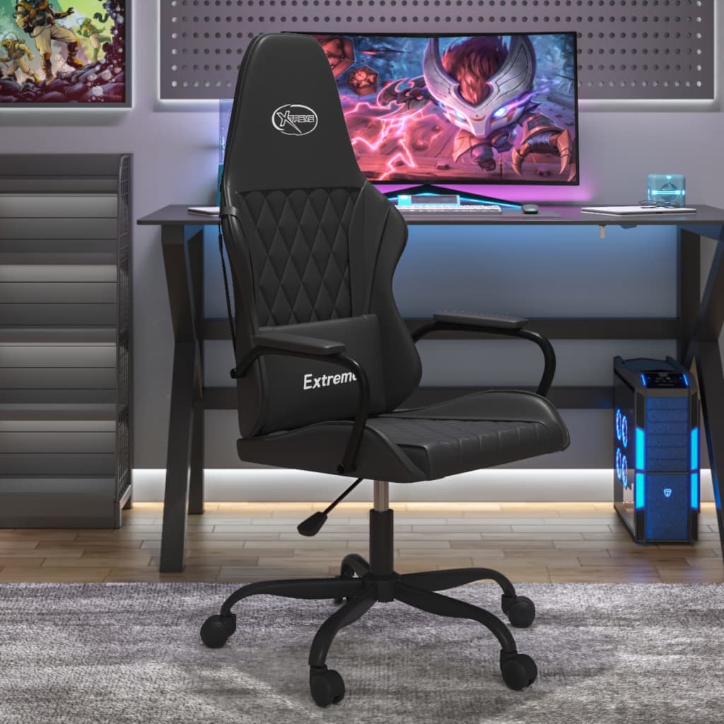 Gamingstol Svart Och Konstläder