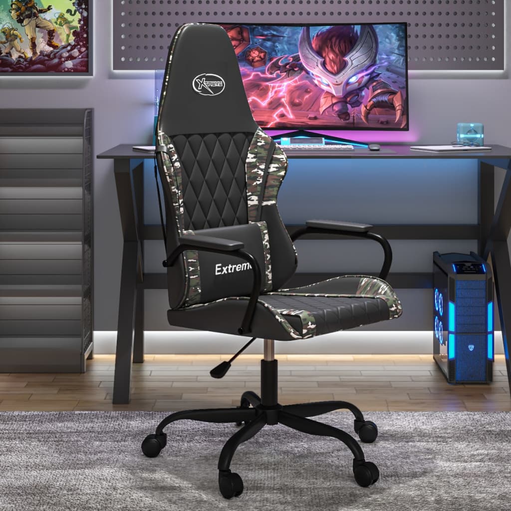 Gamingstol Svart Och Konstläder