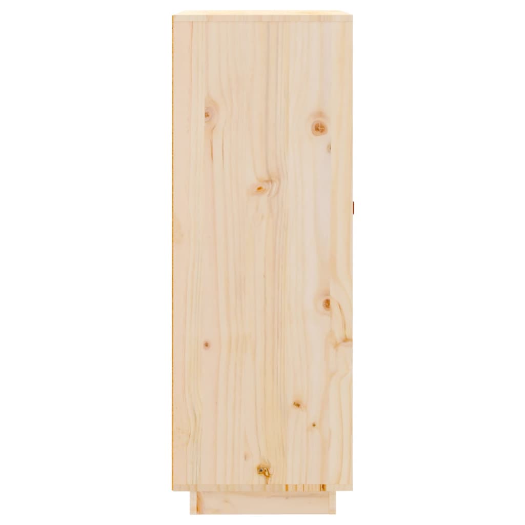 Vinskåp 45X34X100 Cm Massiv Furu