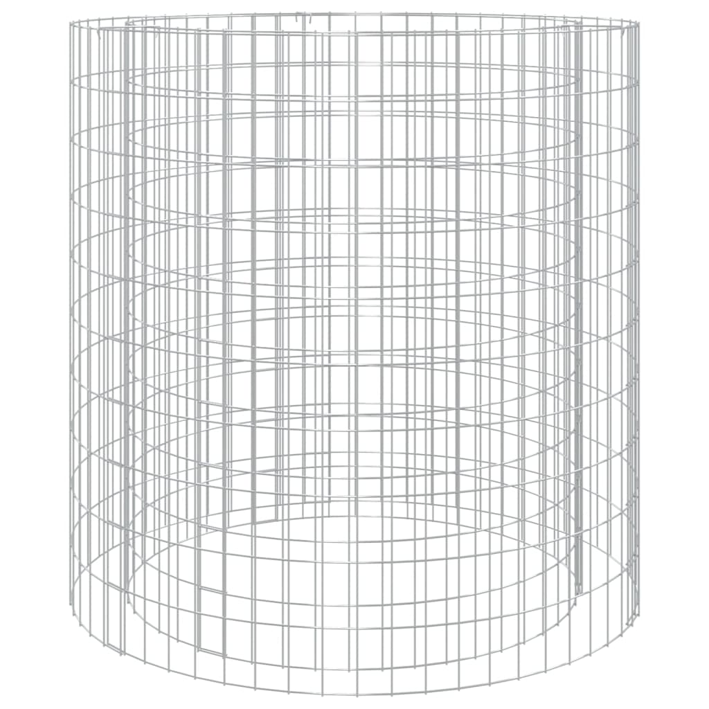 Gabion För Eldstad Ø 100 Cm Galvaniserat Järn