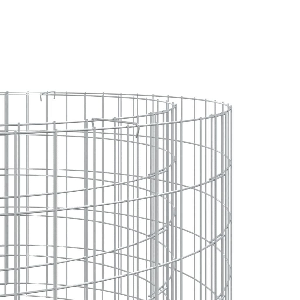 Gabion För Eldstad Ø 100 Cm Galvaniserat Järn