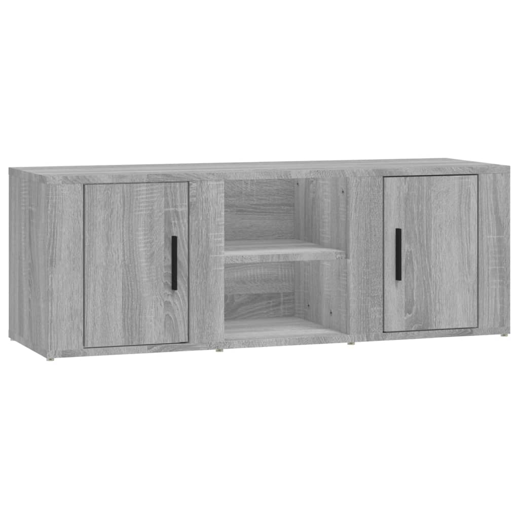 Tv-Bänk 100X31,5X35 Cm Konstruerat Trä