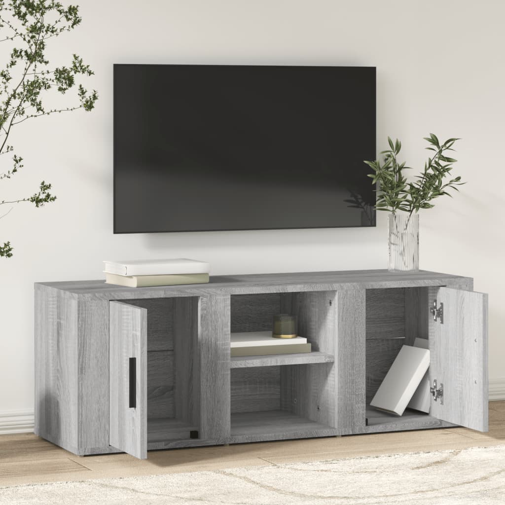 Tv-Bänk 100X31,5X35 Cm Konstruerat Trä