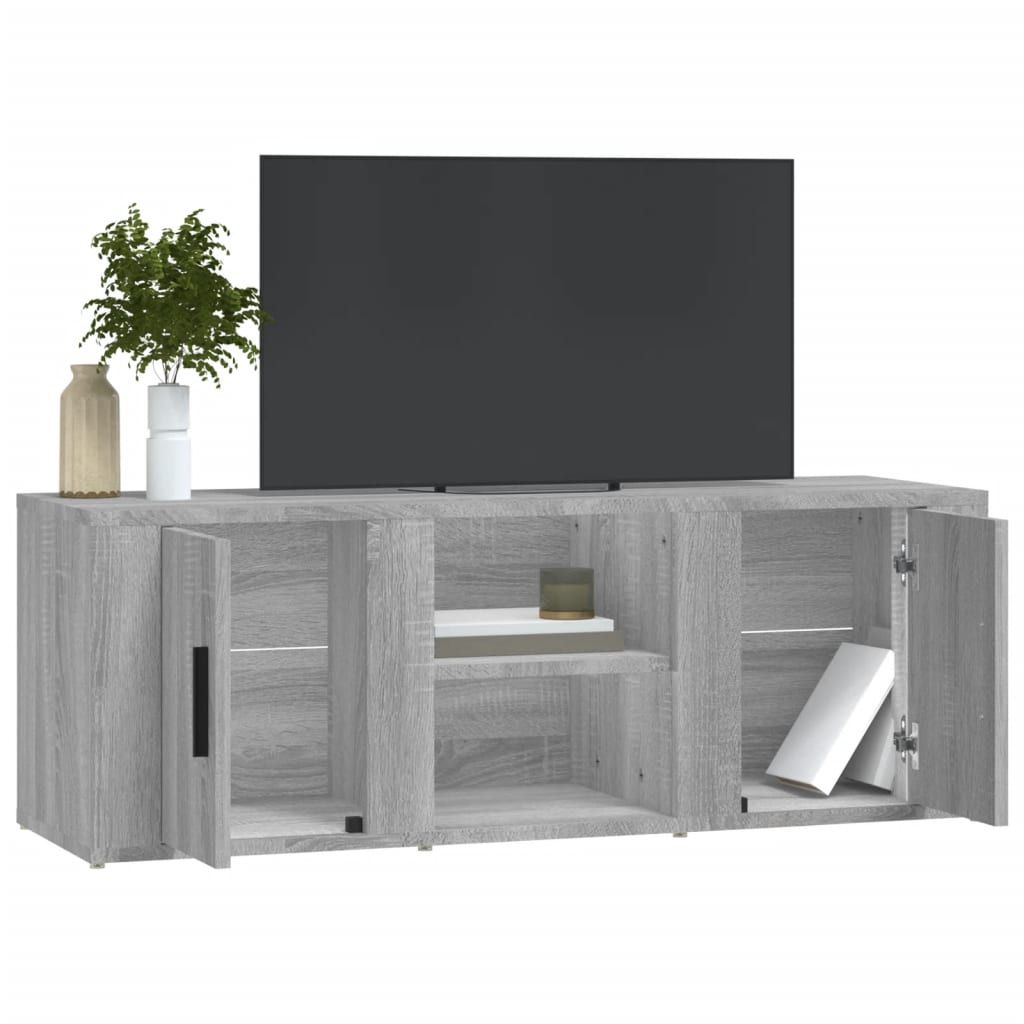 Tv-Bänk 100X31,5X35 Cm Konstruerat Trä
