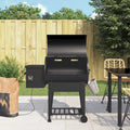 Pelletsgrill Svart 104 Cm Järn