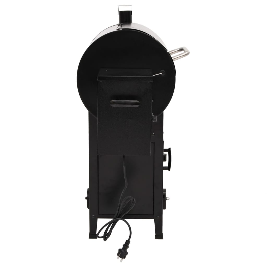 Pelletsgrill Svart 104 Cm Järn