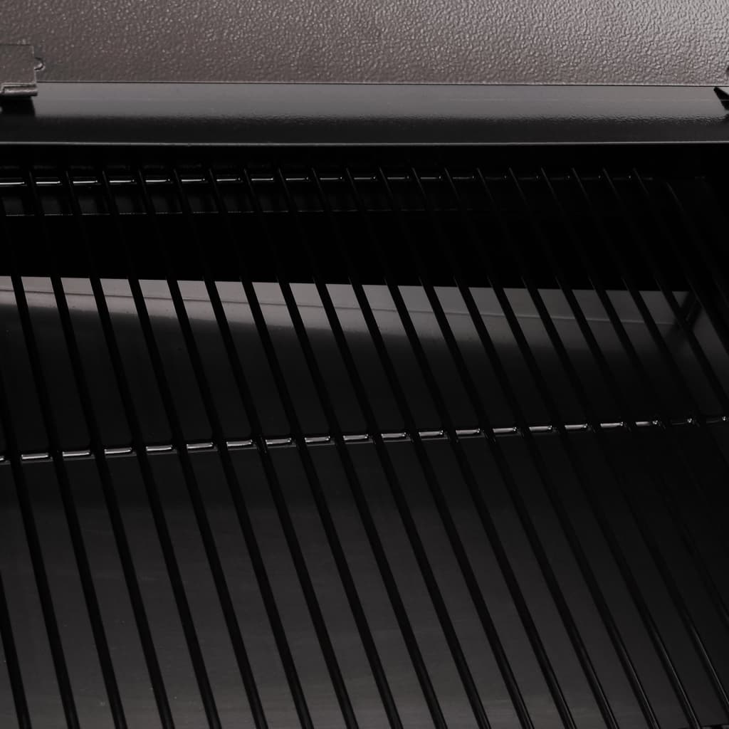 Pelletsgrill Svart 104 Cm Järn