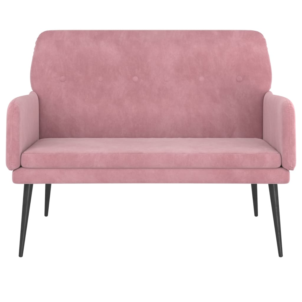 Bänk 108X79X79 Cm Sammet