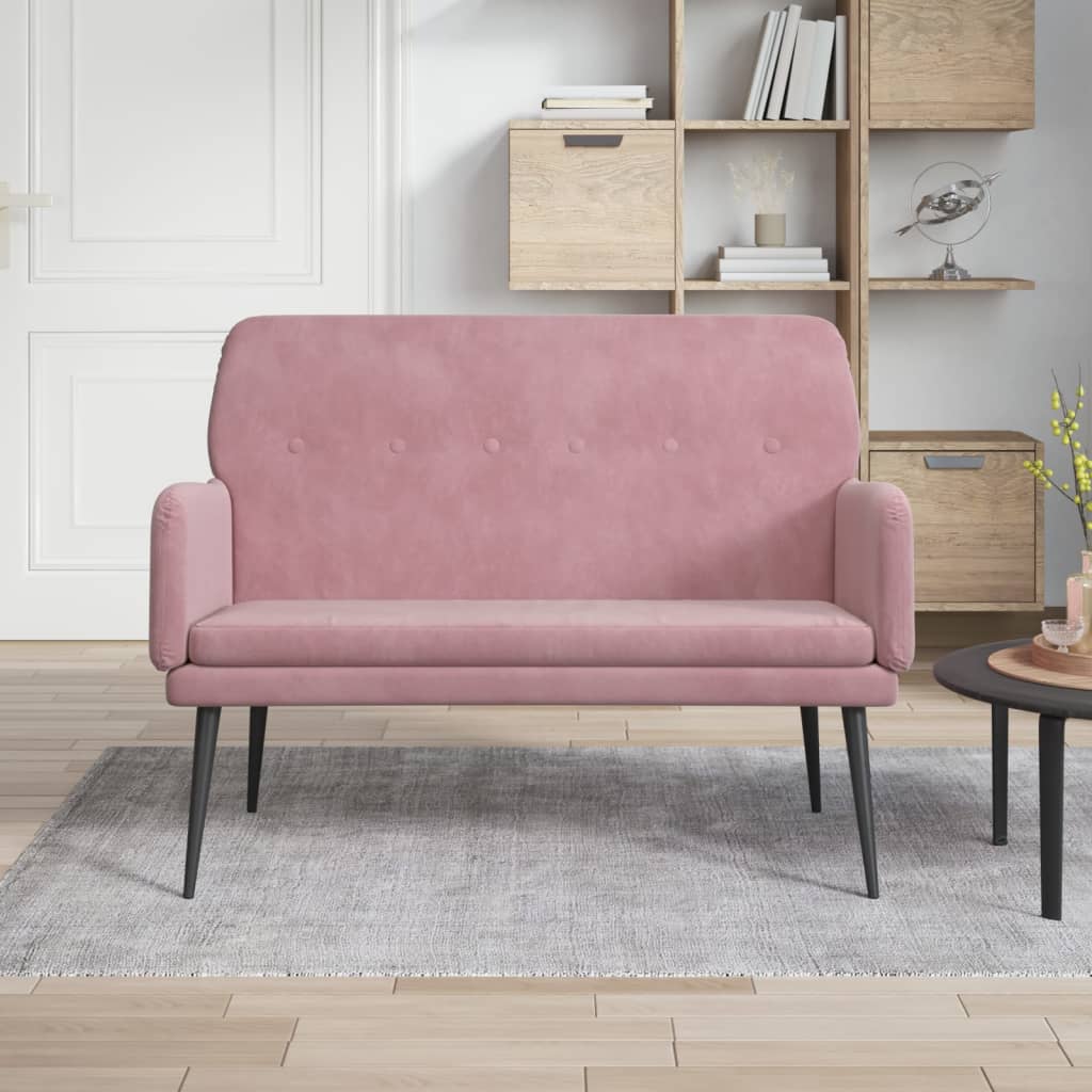 Bänk 108X79X79 Cm Sammet