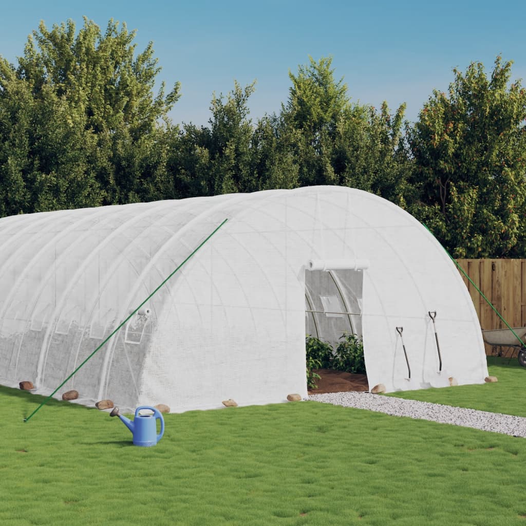 Växthus Med Stålram 72 M² 12X6X2,85 M