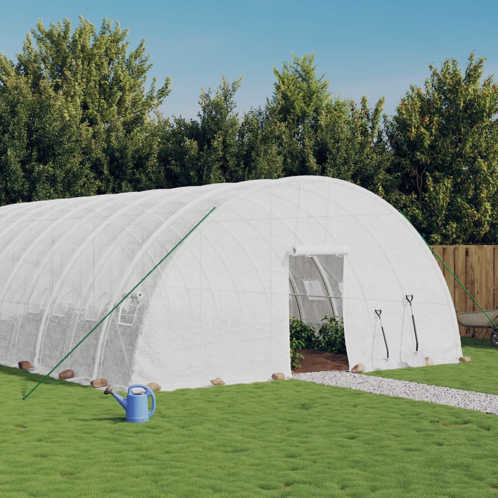 Växthus Med Stålram 72 M² 12X6X2,85 M