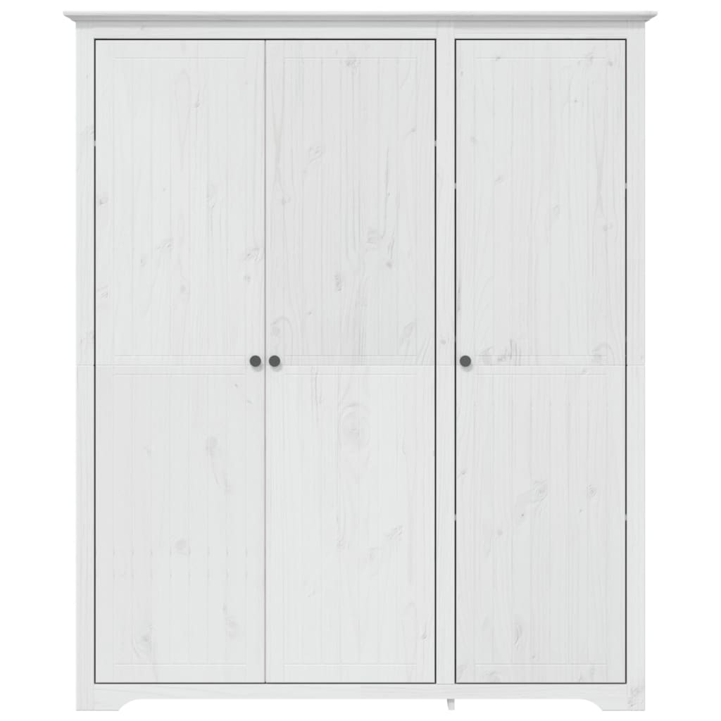 Klädskåp Bodo 146X53,5X173 Cm Massiv Furu