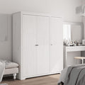 Klädskåp Bodo 146X53,5X173 Cm Massiv Furu