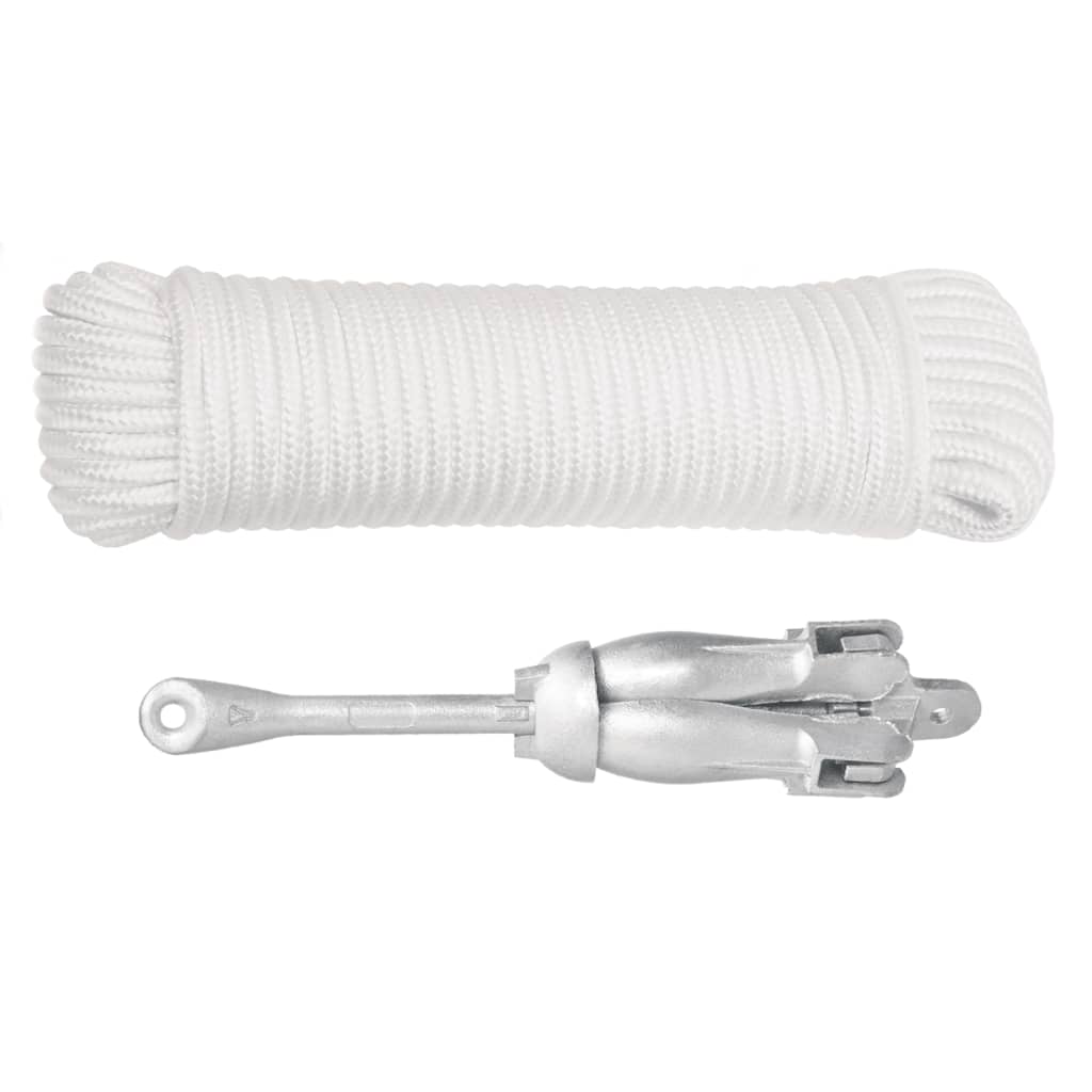 Hopfällbart Ankare Silver 2,5 Kg Smidbart Järn