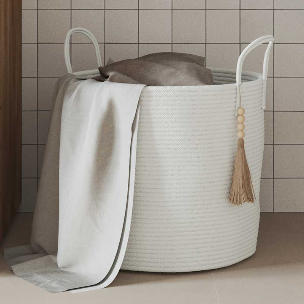 Förvaringskorg Ø40X35 Cm Bomull