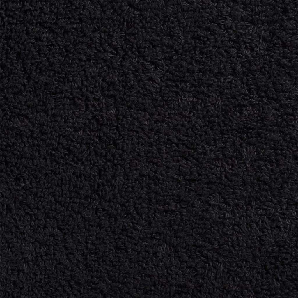 Gästhandduk Solund 2 St Svart 15 X 21 Cm 550 Gsm